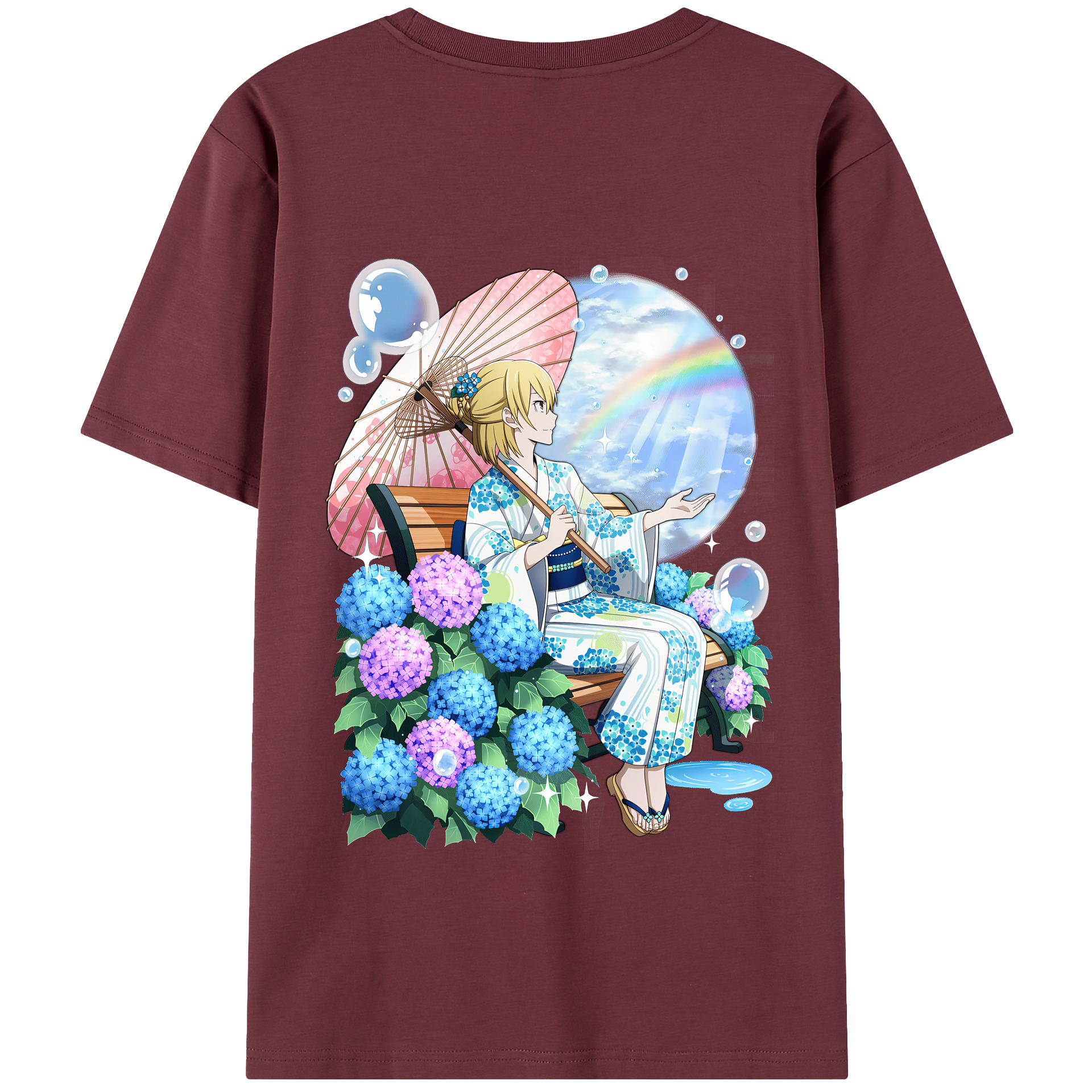 （画像用） 文豪ストレイドッグス Bungo Stray Dogs 綿100％半袖Tシャツ（背面プリント）